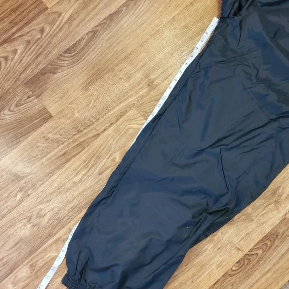 Vintage Georgia Bulldogs Track Pants Men 2XL Black Lined Zip Leg Y2K Baggy